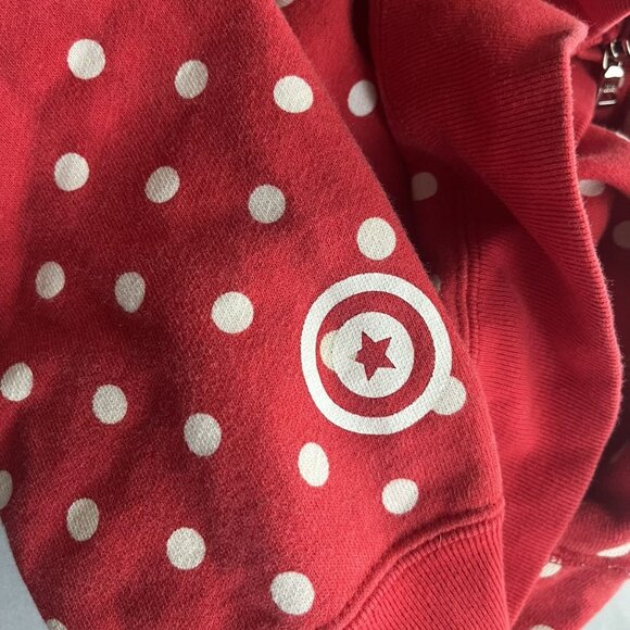 OG BAPE RED POLKA DOT SHARK ZIP UP - Picture 6 of 11